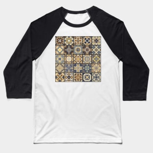 Mosaic tile tribal pattern Baseball T-Shirt
